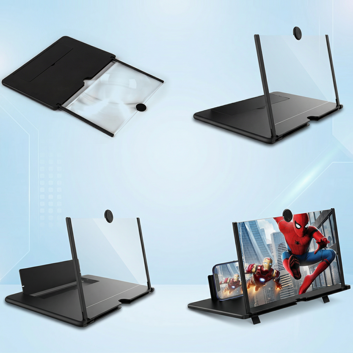 Suport Telefon cu Amplificator de Imagine