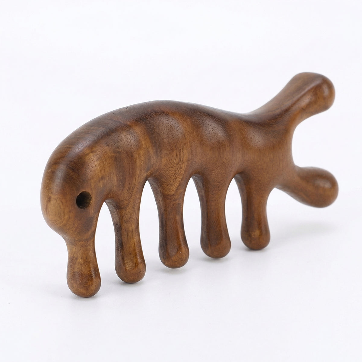Pieptene Gua Sha din Lemn de Santal
