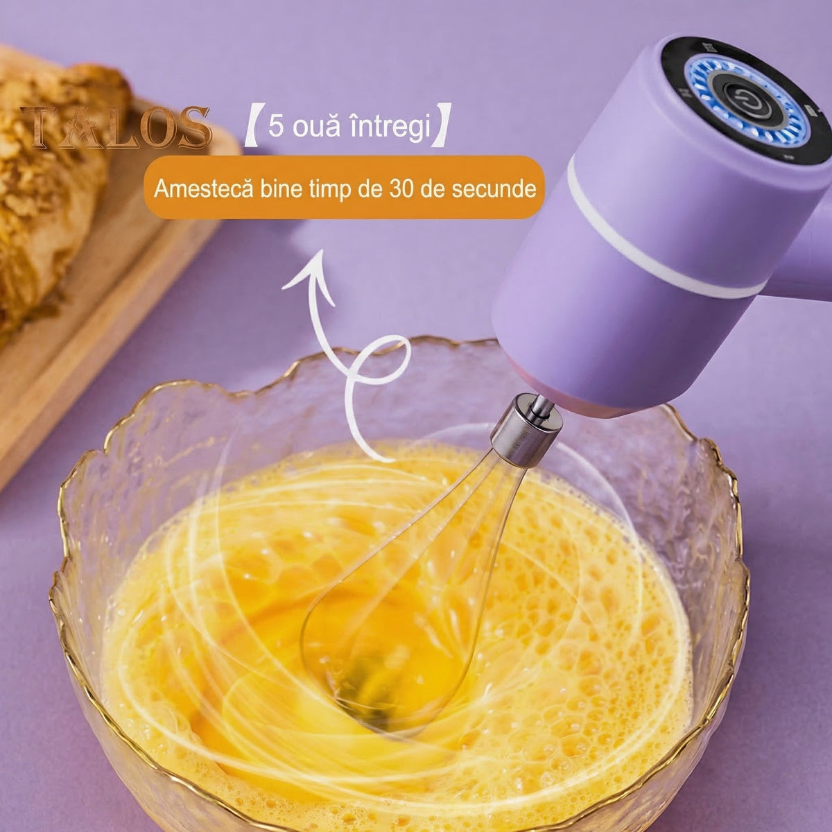 Mixer Electric Portabil Fără Fir
