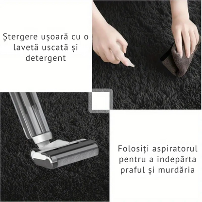 Covor Pufos Premium, Albastru 200x280cm