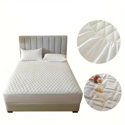 Așternut Impermeabil cu Sistem Anti-Alunecare cu Sistem Anti-Alunecare, Alb