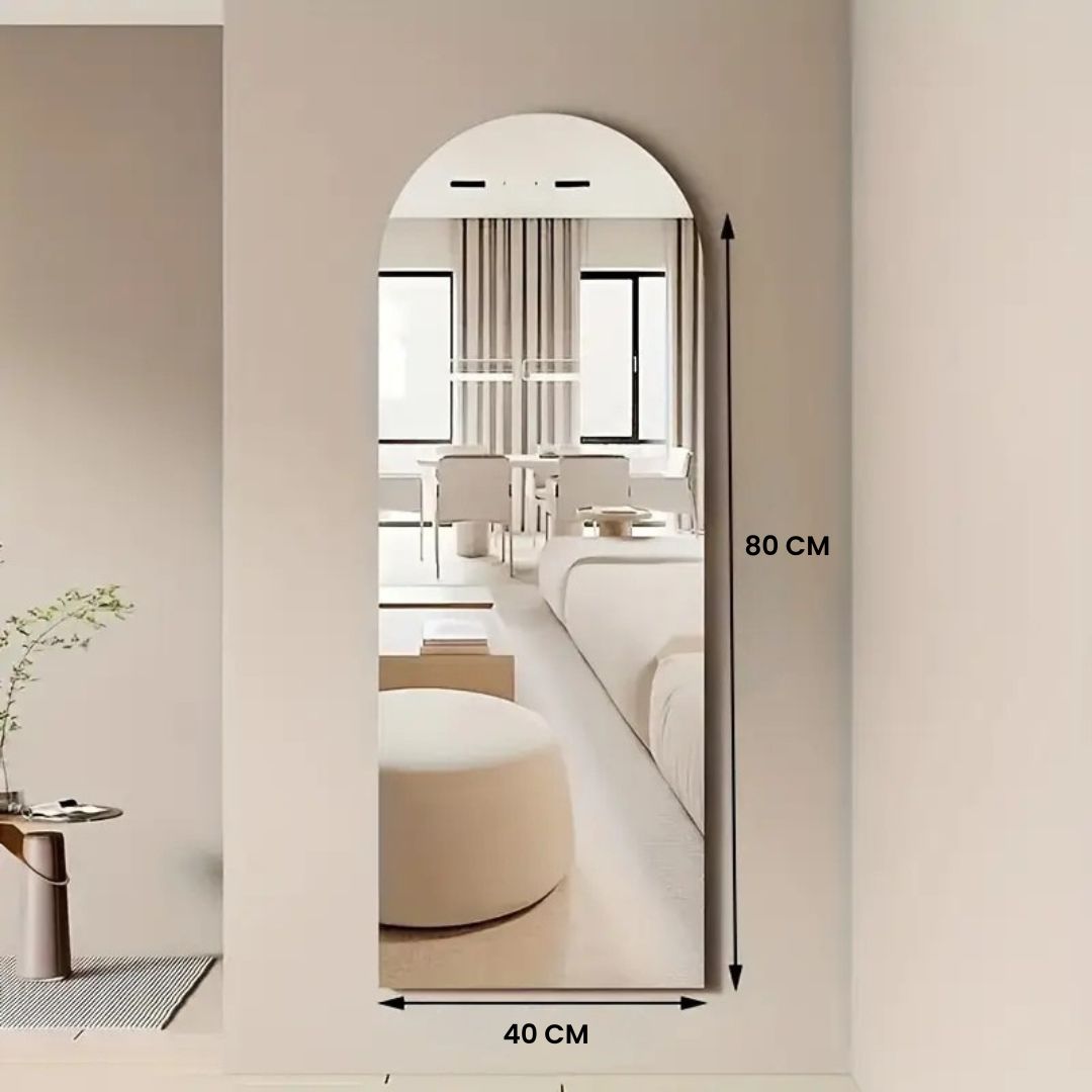 Oglinda Acrilică Flexibilă Autoadezivă 80x40 cm