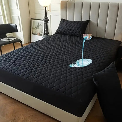 Așternut Impermeabil cu Sistem Anti-Alunecare, Negru