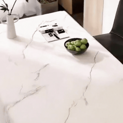 Față de Masă Impermeabilă, Dreptunghiulară, Marmură