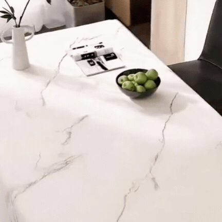 Față de Masă Impermeabilă, Dreptunghiulară, Marmură