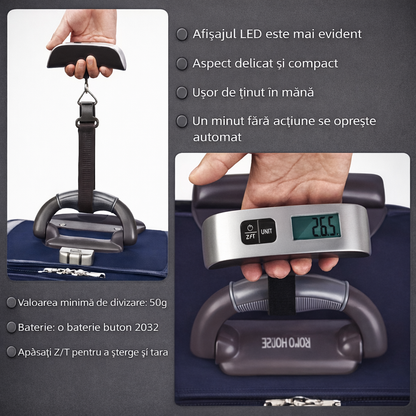 Cântar Digital de Precizie pentru Bagaje
