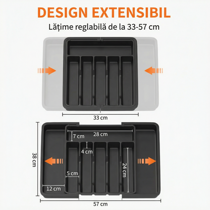Organizator Extensibil pentru Tacâmuri