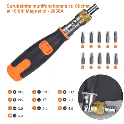 Șurubelniță Multifuncțională 10 in 1