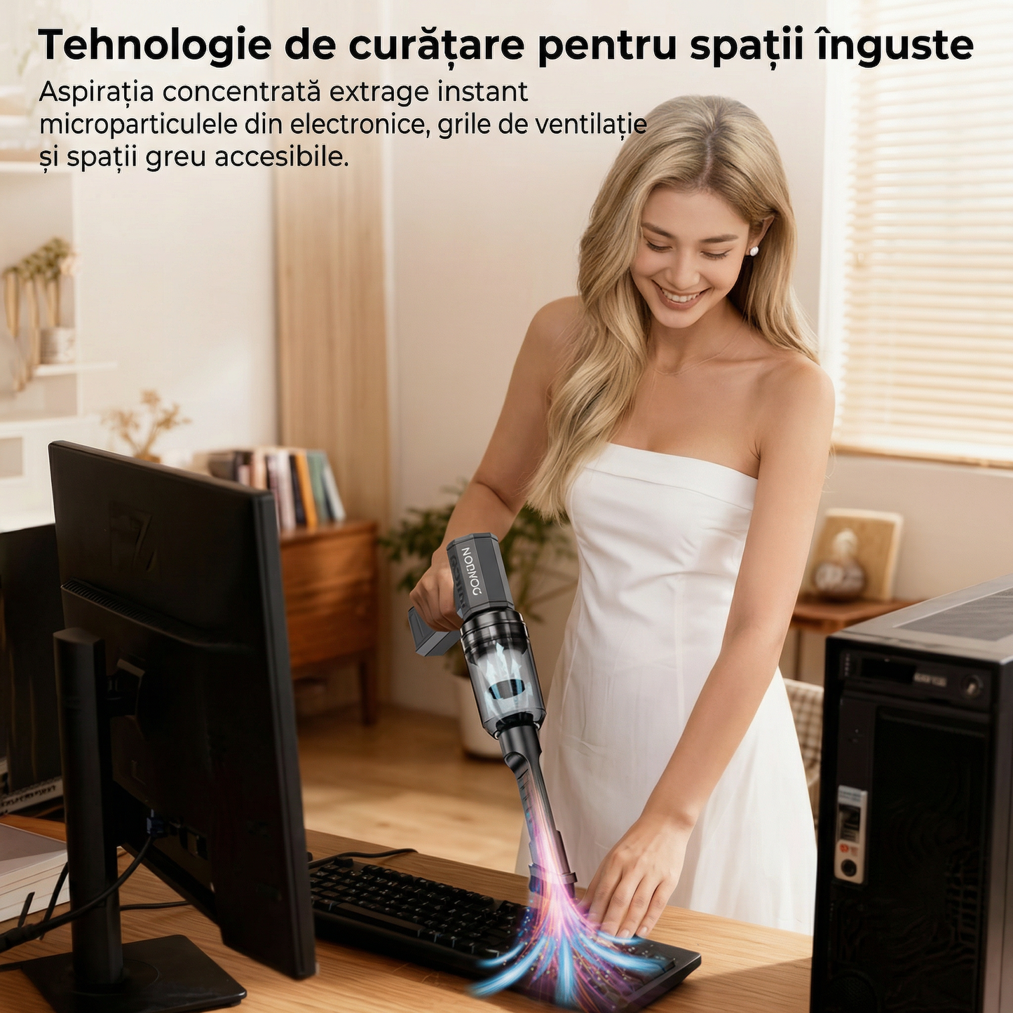 Suflantă Electrică Portabilă cu Ventilator Jet