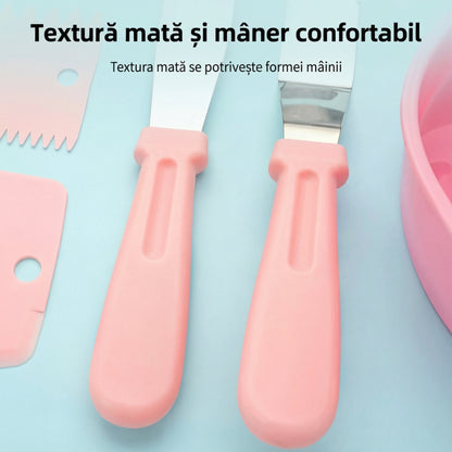 Set de Decorare Torturi cu Spatule și Forme pentru Copt