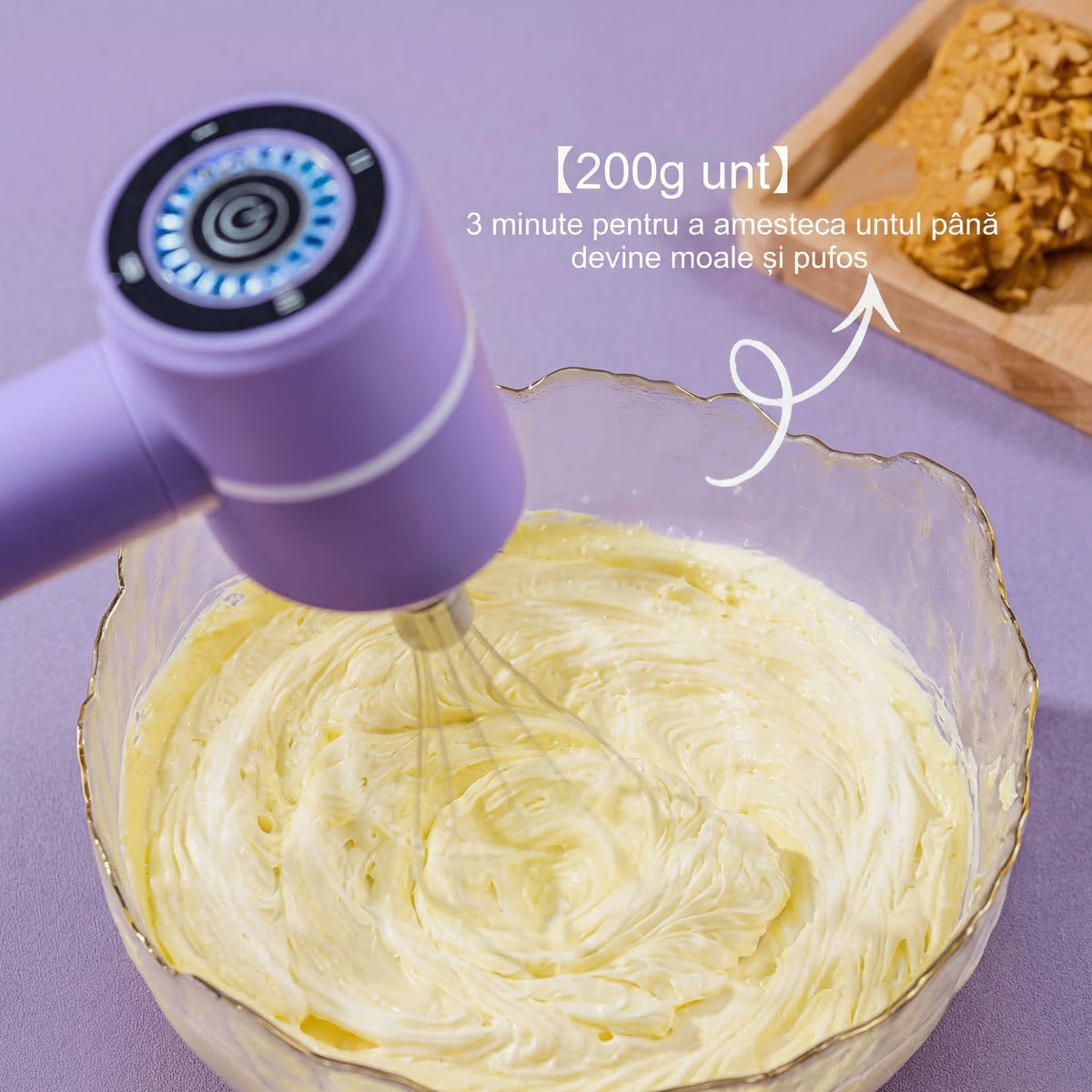Mixer Electric Portabil Fără Fir