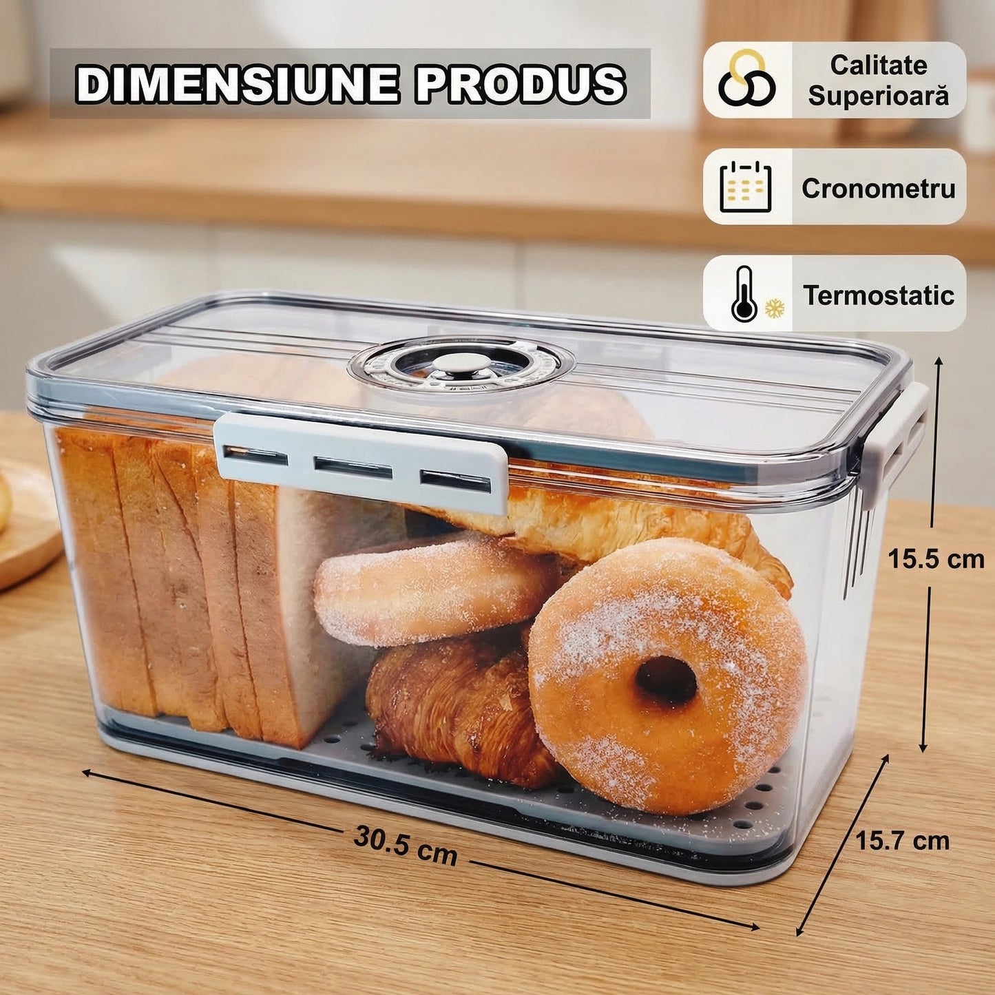 Cutie Alimentară pentru Pâine