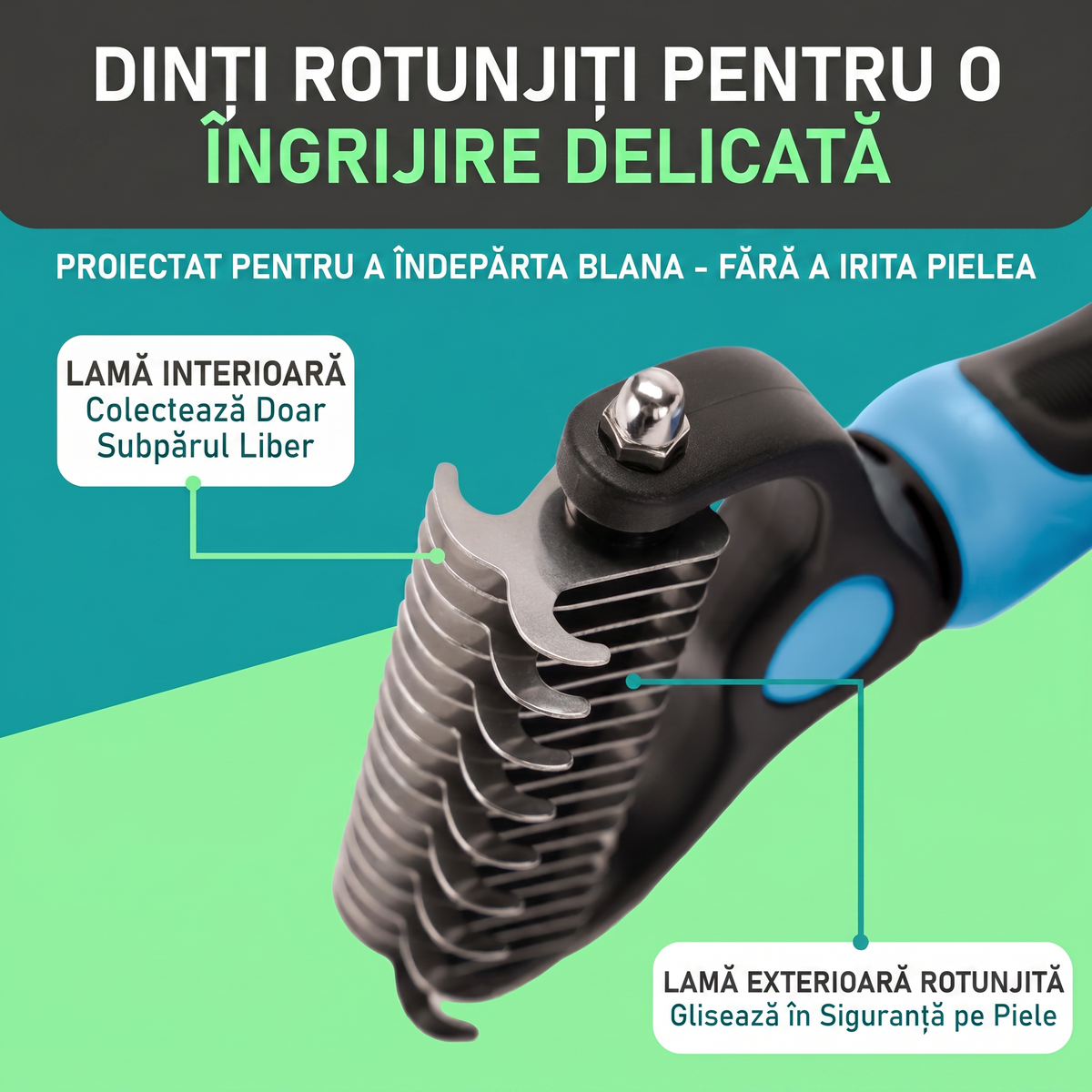 FurMaster - Pieptene Profesional pentru Animale