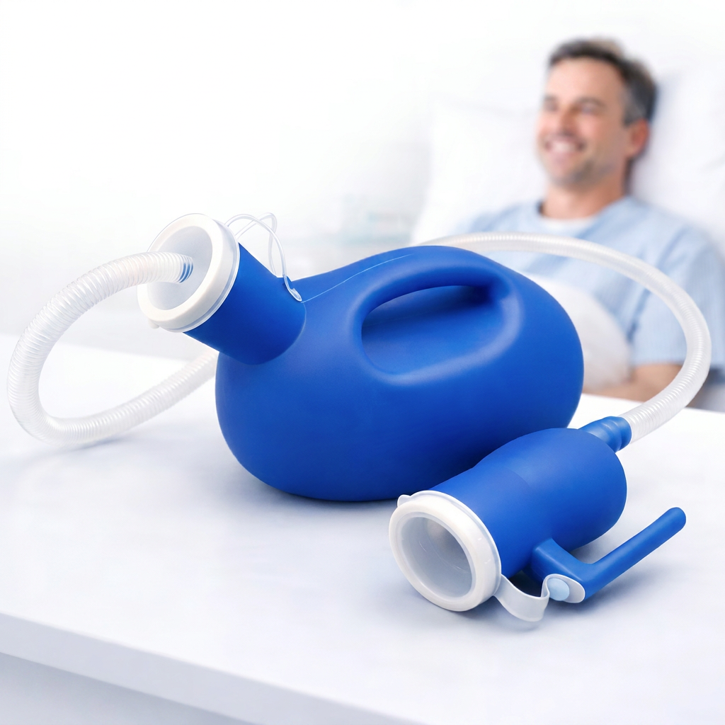 Urinar Portabil 3000 ml cu Furtun Detașabil