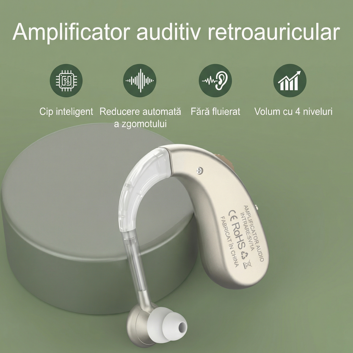 Amplificator Auditiv Portabil cu Funcții