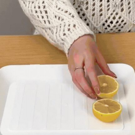 Set de 4 Tăvi de Depozitare pentru Alimente Proaspete la Frigider