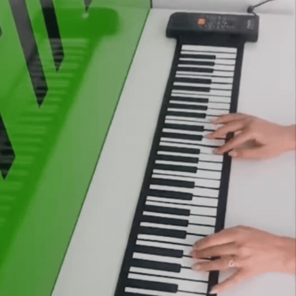 Pian Portabil cu Tastatură din Silicon