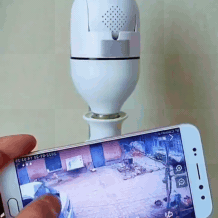 Cameră de Securitate Inteligentă cu Vizualizare Panoramică 360°