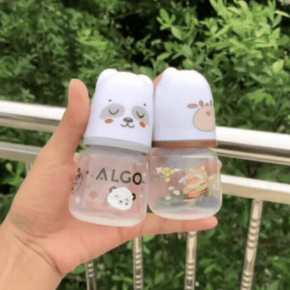 Biberon cu Gât Lat și Gură Largă pentru Bebeluși , 60 ml, pentru 0-3 Luni